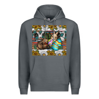 Rock easter Premium Hoodie - CowhideDigitalArt