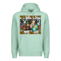 Seafoam easter Premium Hoodie - CowhideDigitalArt