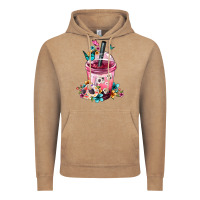 Vintage Coffee Mexican Day Of The Dead Skulls Coffee Cup Vintage Hoodie - FaDigitalArtStudio