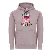 Vintage Zinc Mexican Day Of The Dead Skulls Coffee Cup Vintage Hoodie - FaDigitalArtStudio