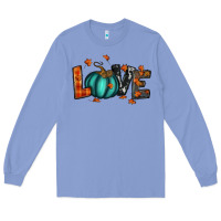 Colony Blue fall love Long Sleeve Tee - RanaPortraitStore