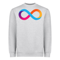 Heather Grey ICP Coin Cryptocurrency internet computer crypto Heavyweight Sweatshirt - maiPhamDesign