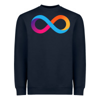 Navy ICP Coin Cryptocurrency internet computer crypto Heavyweight Sweatshirt - maiPhamDesign