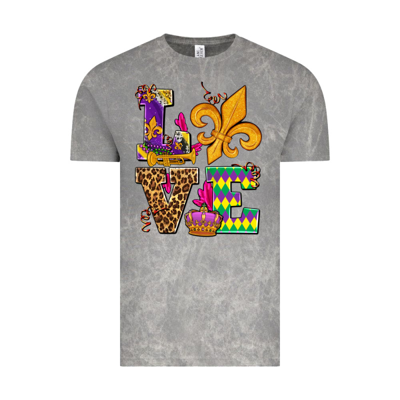 Mardi Gras Love Olivia Vintage Tee by OliviaCreatesArt | Teevron