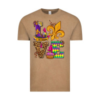 Vintage Coffee mardi gras love olivia Vintage Tee - OliviaCreatesArt