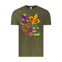 Vintage Olive mardi gras love olivia Vintage Tee - OliviaCreatesArt