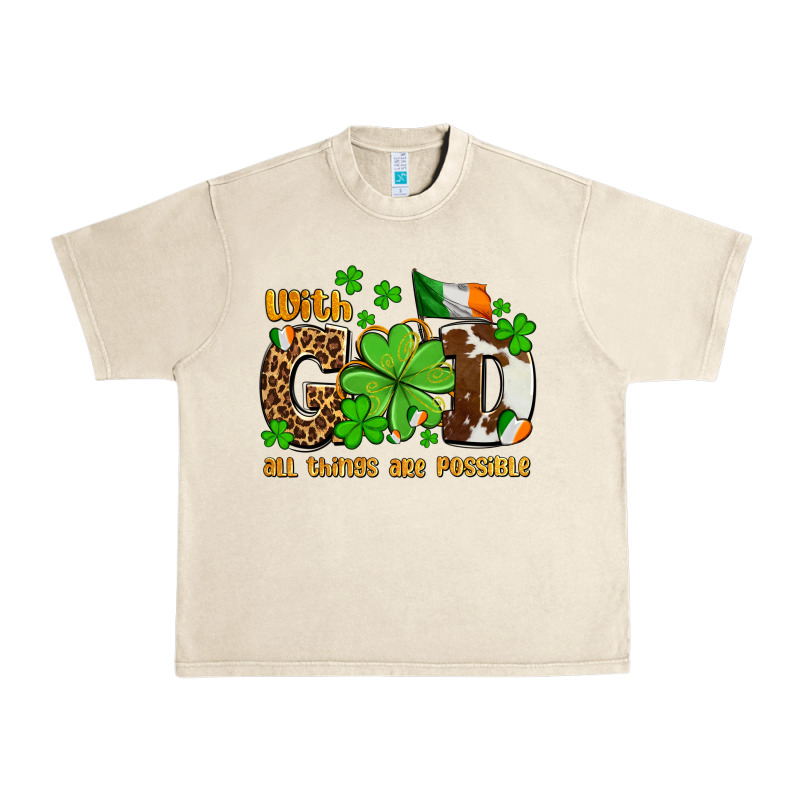 With God All Things Are Possible Urban Heavy Tee by OliviaCreatesArt | Teevron
