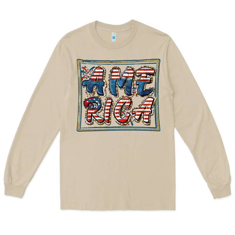 America Long Sleeve Tee by FaDigitalArtStudio | Teevron