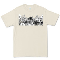 Bone black and white floral Premium Tee - TumblerDesignByShophia