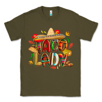 Army Green cinco de mayo taco lady Classic Tee - CowGirlArtShop