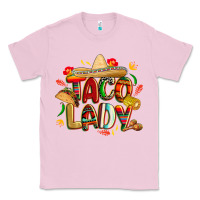 Bubblegum Pink cinco de mayo taco lady Classic Tee - CowGirlArtShop