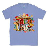 Colony Blue cinco de mayo taco lady Classic Tee - CowGirlArtShop