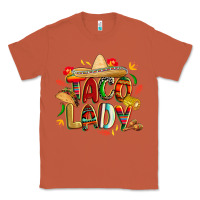 Copper cinco de mayo taco lady Classic Tee - CowGirlArtShop