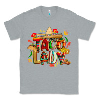 Heather Grey cinco de mayo taco lady Classic Tee - CowGirlArtShop