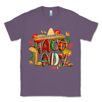 Lavender cinco de mayo taco lady Classic Tee - CowGirlArtShop