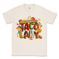 Natural cinco de mayo taco lady Classic Tee - CowGirlArtShop