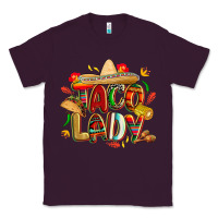 Plum cinco de mayo taco lady Classic Tee - CowGirlArtShop
