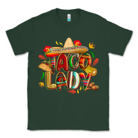 Sports Green cinco de mayo taco lady Classic Tee - CowGirlArtShop