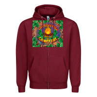 Burgundy life is better around the campfire Zipper Hoodie - BarkalooDesign