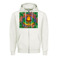 Oatmeal Heather life is better around the campfire Zipper Hoodie - BarkalooDesign