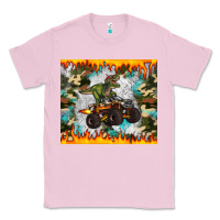 Bubblegum Pink monster truck dinosaur t rex tumbler Classic Tee - Artiststas