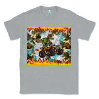 Heather Grey monster truck dinosaur t rex tumbler Classic Tee - Artiststas