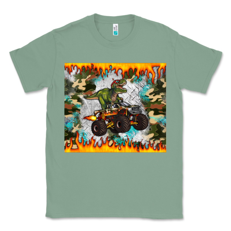 Monster Truck Dinosaur T Rex Tumbler Classic Tee by Artiststas | Teevron