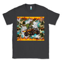 Smoke monster truck dinosaur t rex tumbler Classic Tee - Artiststas