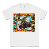 White monster truck dinosaur t rex tumbler Classic Tee - Artiststas