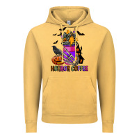 Vintage Mustard Horror Coffee Vintage Hoodie - FaDigitalArtStudio