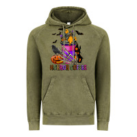 Vintage Olive Horror Coffee Vintage Hoodie - FaDigitalArtStudio