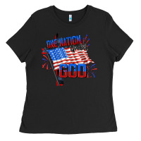 One Nation Under God Ladies Tee | Teevron
