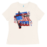 Bone one nation under god Ladies Tee - CowGirlArtShop