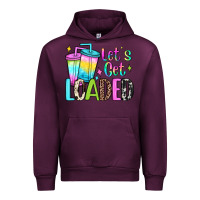 Mauve Wine let's get loaded Urban Hoodie - JahusDesignShop