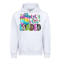 White let's get loaded Urban Hoodie - JahusDesignShop
