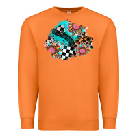 Carrot race sunflower patches Premium Sweatshirt - AdoDesignShop