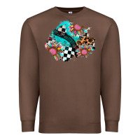 Chestnut race sunflower patches Premium Sweatshirt - AdoDesignShop