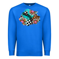 True Royal race sunflower patches Premium Sweatshirt - AdoDesignShop