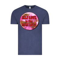 Vintage Denim self love is the best love olivia Vintage Tee - OliviaCreatesArt