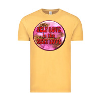 Vintage Mustard self love is the best love olivia Vintage Tee - OliviaCreatesArt