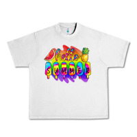 Lunar Rock Hello Summer Tie Dye Urban Heavy Tee - CowCowDesign