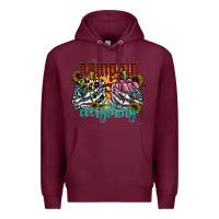 Burgundy Pumpkin Everything Premium Hoodie - CowhideDigitalArt