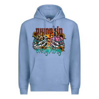 Colony Blue Pumpkin Everything Premium Hoodie - CowhideDigitalArt