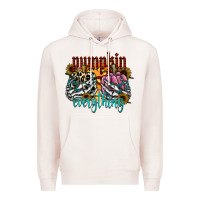 Pale Pink Pumpkin Everything Premium Hoodie - CowhideDigitalArt