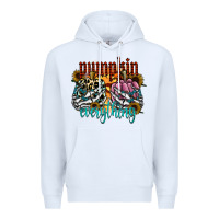 White Pumpkin Everything Premium Hoodie - CowhideDigitalArt