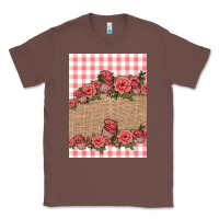 Chestnut valentines day burlap background Classic Tee - Jasminsmagicworld