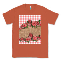 Copper valentines day burlap background Classic Tee - Jasminsmagicworld