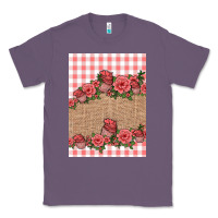 Lavender valentines day burlap background Classic Tee - Jasminsmagicworld