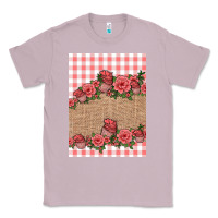Lilac valentines day burlap background Classic Tee - Jasminsmagicworld