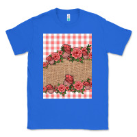 True Royal valentines day burlap background Classic Tee - Jasminsmagicworld